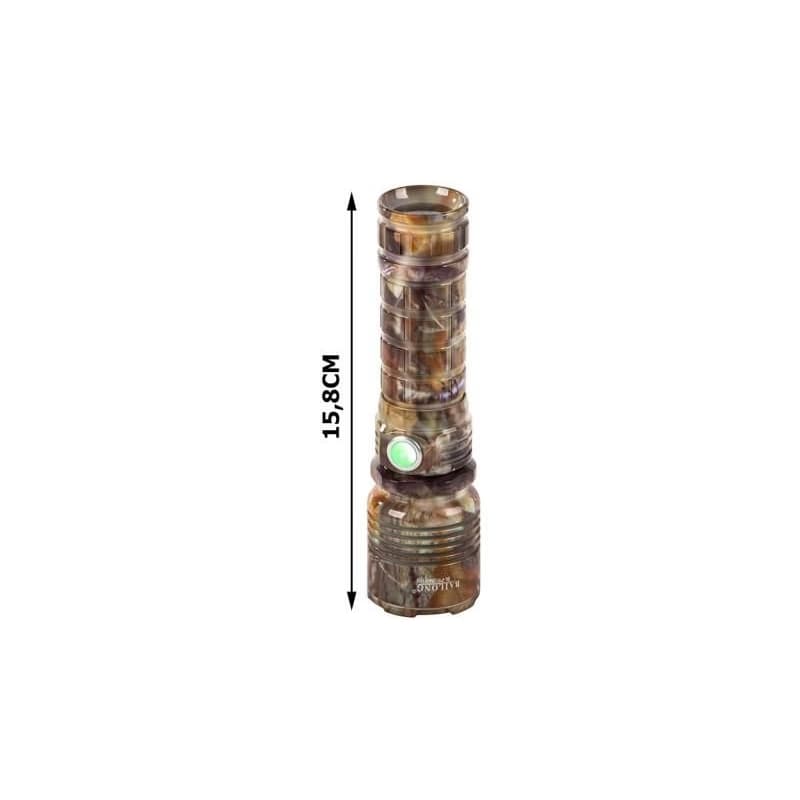 Taktické svetlo Bailong ZOOM CREE LED, camo 3