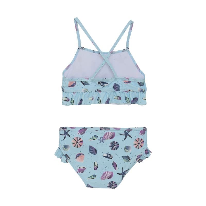Dievčenské plavky COLOR KIDS Bikini W. Frills, AOP-7148-Summer Song 2