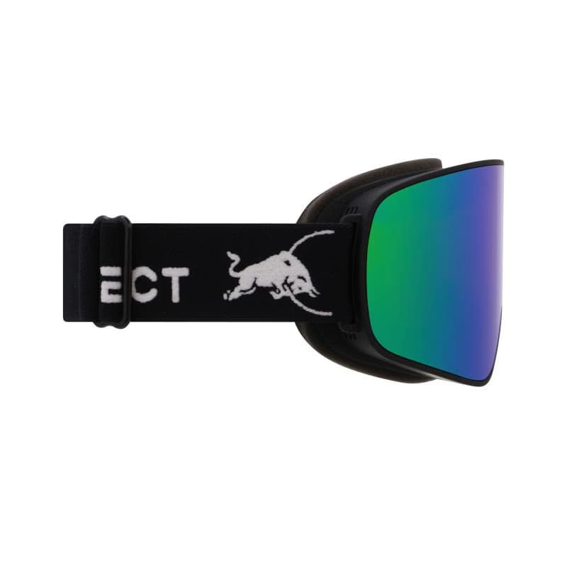 Lyžiarske okuliare RED BULL SPECT RUSH-18GR3, black brown with green mirror 3