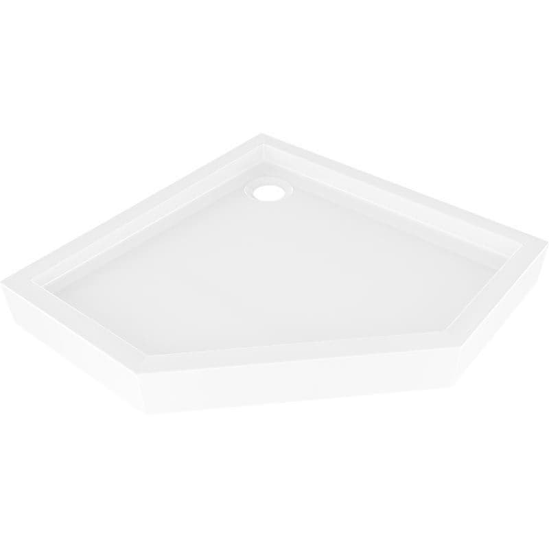 MEXEN - Flow+ päťboká sprchová vanička 90 x 90, biela lesk 46P109090H