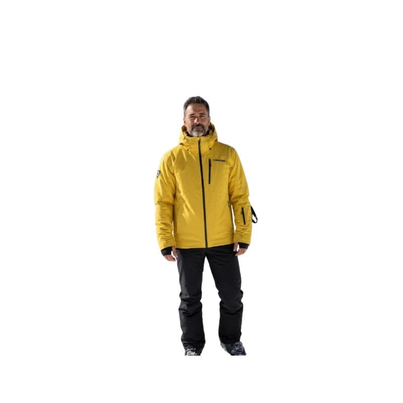 Pánska lyžiarska bunda s kapucňou BLIZZARD Ski Jacket Silvretta, mustard yellow 2