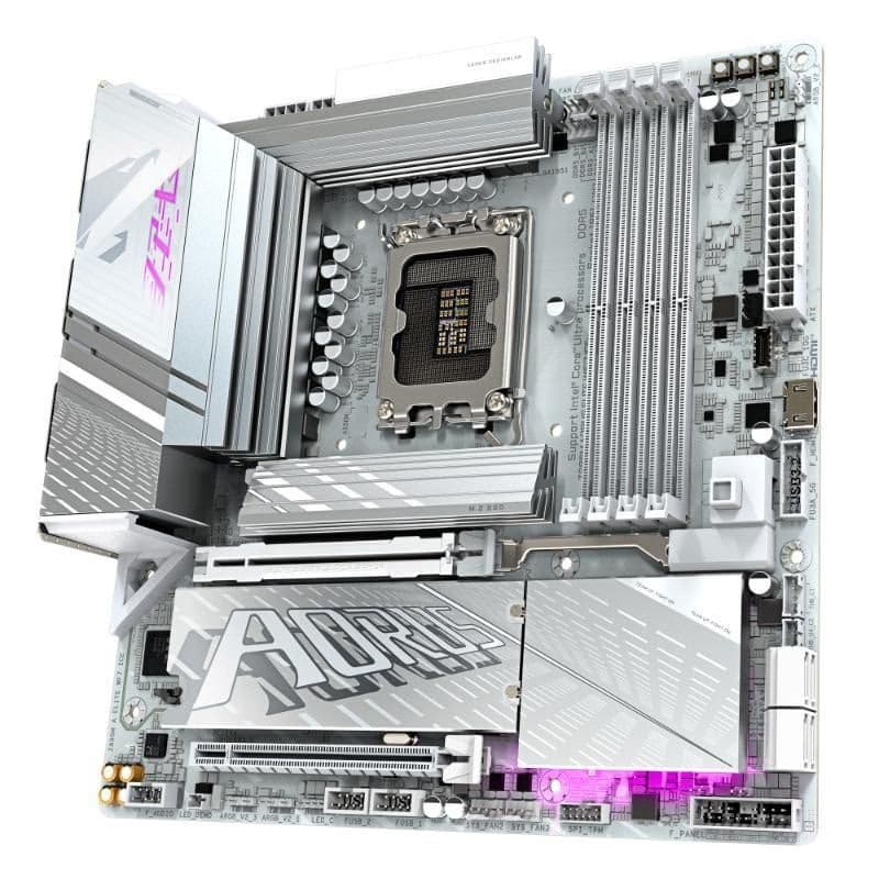 GIGABYTE MB Sc LGA1851 Z890 A ELITE WF7 ICE, Intel Z890, 4xDDR5, 1xDP, 1xHDMI, 1xUSB4, WiFi, mATX 4