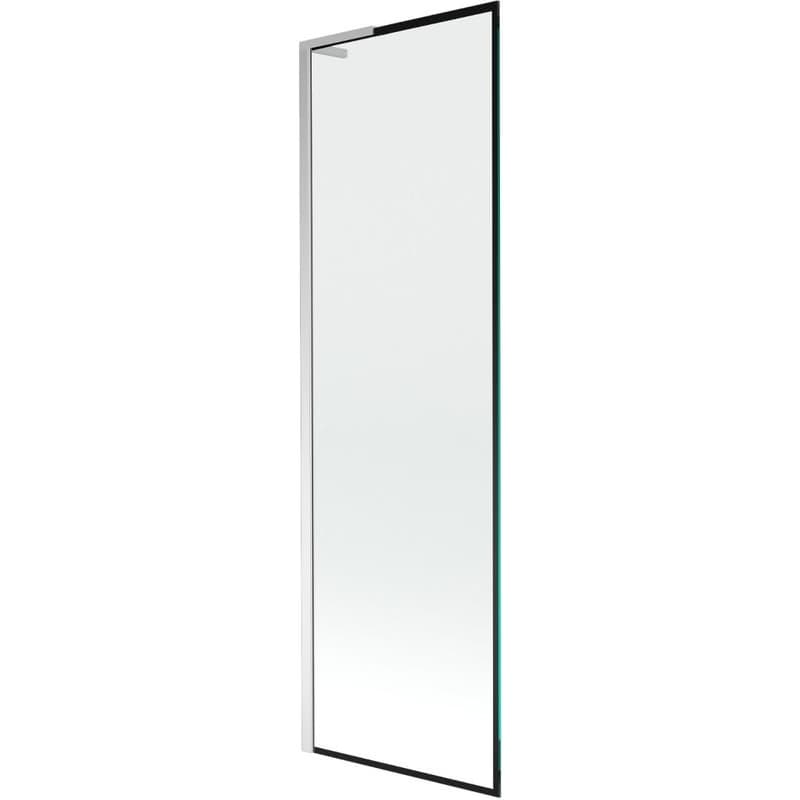 MEXEN/S - Next L vaňová zástena FIX 60 x 150, čierna vzor, chróm 895-060-000-03-70-01