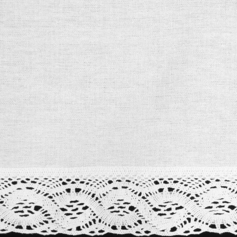 ArtFir Krátka záclona VINCE PU | biela 150 x 30 cm 4