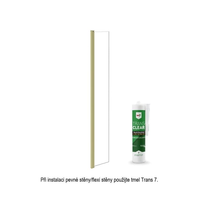 BESCO - Bočný otočný panel ECO-N GOLD - Pevná stena - 30 BCEXON30GC 4