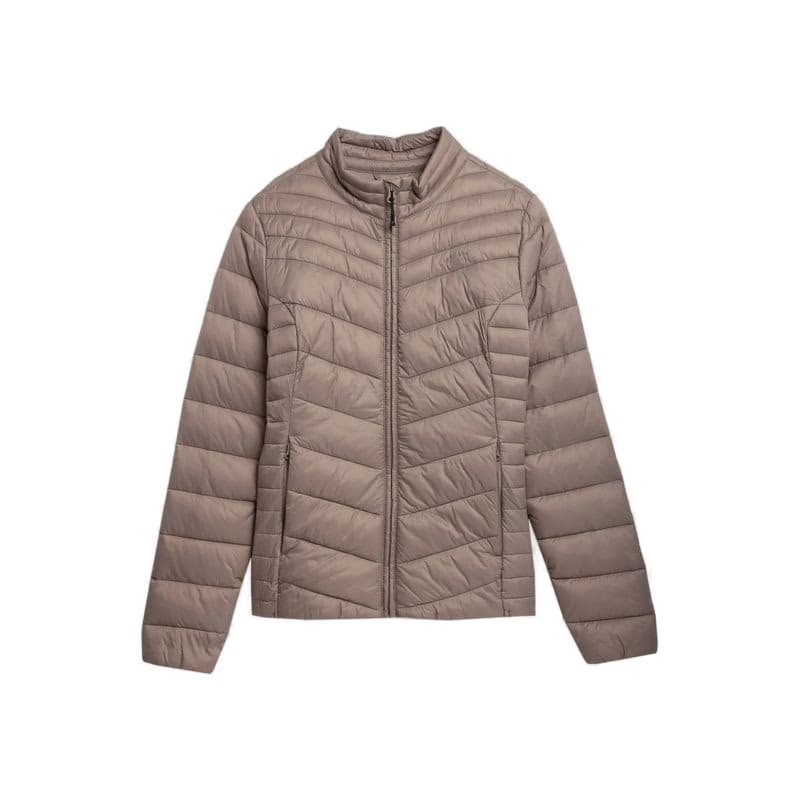 Dámska bunda 4F DOWN JACKET-AW23TDJAF224-82S-LIGHT BROWN 6