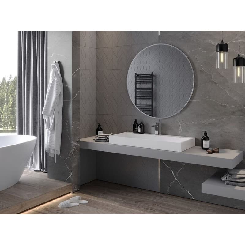 MEXEN - Loft zrkadlo 100, nerezový rám 9850-100-100-000-10 3