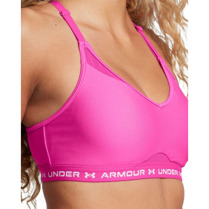 Dámska tréningová športová podprsenka UNDER ARMOUR UA Crossback Low Bra-PNK 2