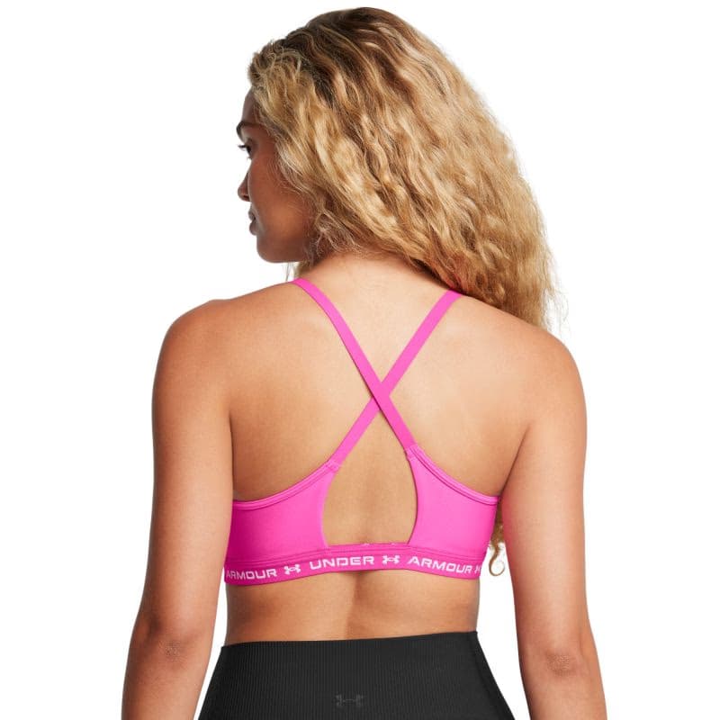 Dámska tréningová športová podprsenka UNDER ARMOUR UA Crossback Low Bra-PNK 3