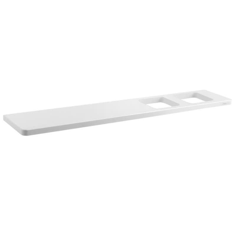 SAPHO - ABELINE polička Rockstone 500, 2 otvory, biela mat AB502-0101