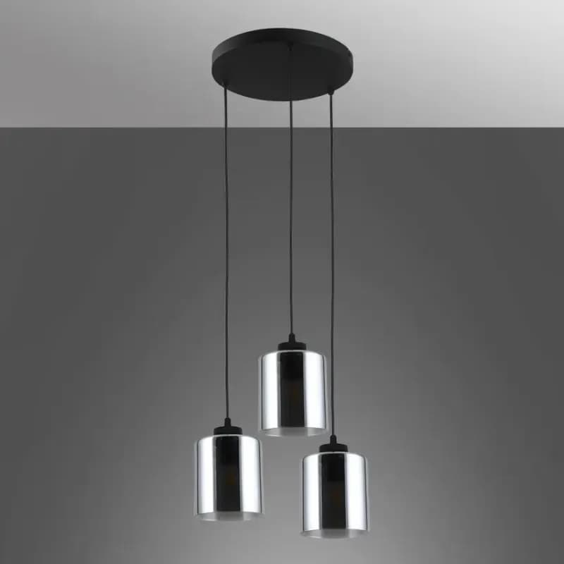 Luster SIERRA 11719 MM BLACK 3XE27