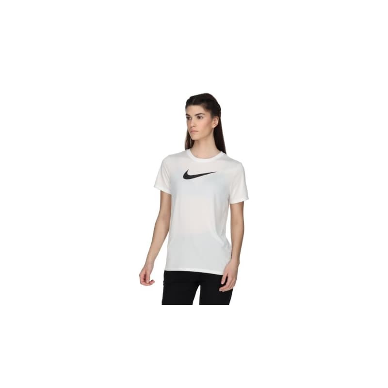 Dámske tréningové tričko s krátkym rukávom NIKE W NK DF TEE RLGND HBR WHITE BLACK