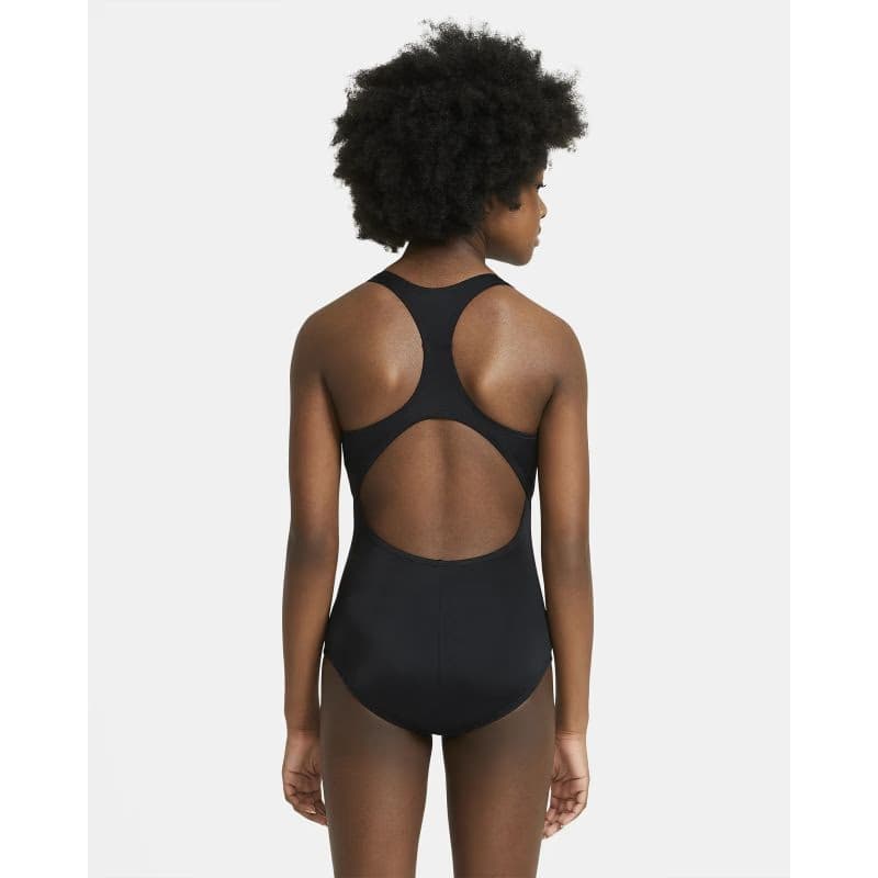 Dievčenské plavecké jednodielne plavky NIKE SWIM RACERBACK ONE PIECE BLACK-BLACK 3