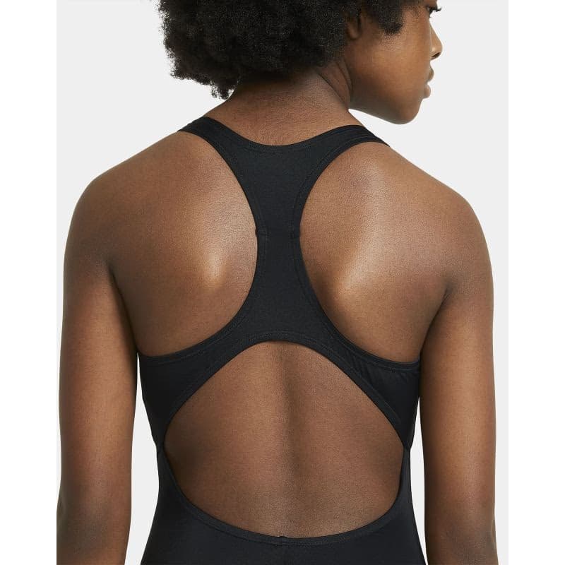 Dievčenské plavecké jednodielne plavky NIKE SWIM RACERBACK ONE PIECE BLACK-BLACK 6