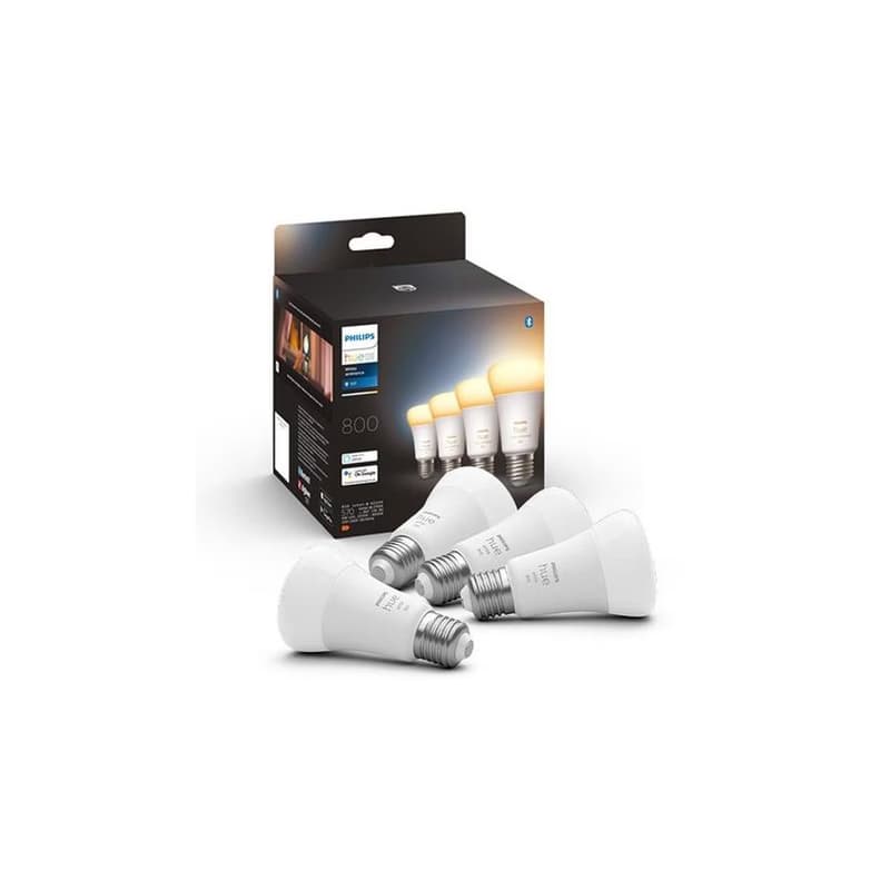 SADA 4xLED Stmievateľná žiarovka Philips Hue WHITE AMBIANCE E27/6W/230V 2200-6500K 871951432828000