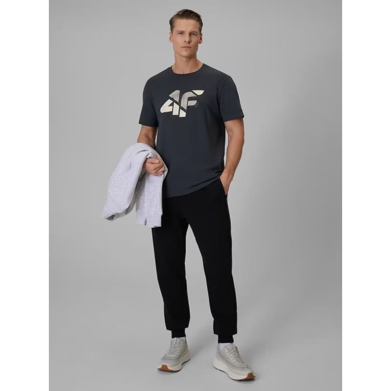 Pánske tričko s krátkym rukávom 4F TSHIRT M2667-22S-ANTHRACITE 4