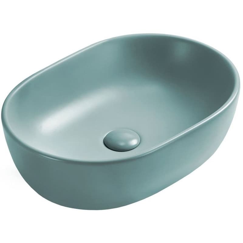 MEXEN - Viki umývadlo na dosku 48 x 35, svetlo zelená matná 21054848