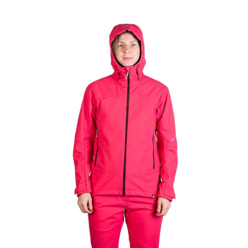 Dámska turistická softshellová bunda NORTHFINDER TINA-355pink 3