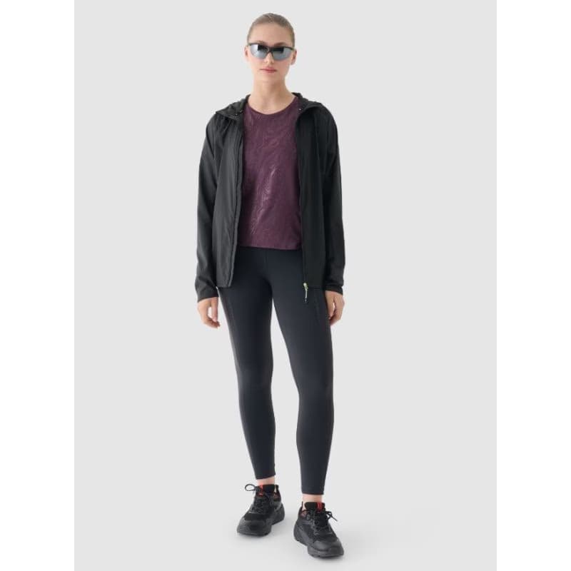 Dámske bežecké zateplené legíny 4F TIGHTS FNK-WAW24TFTIF266-22S-ANTHRACITE 3