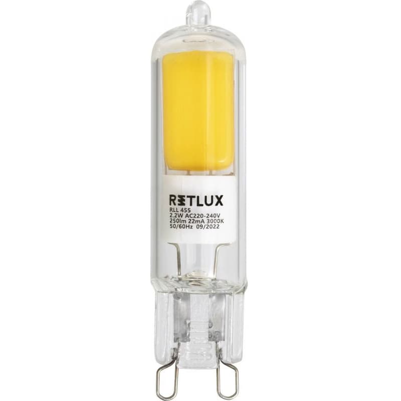 RLL 455 G9 COB 2,2 W LED WW RETLUX 4