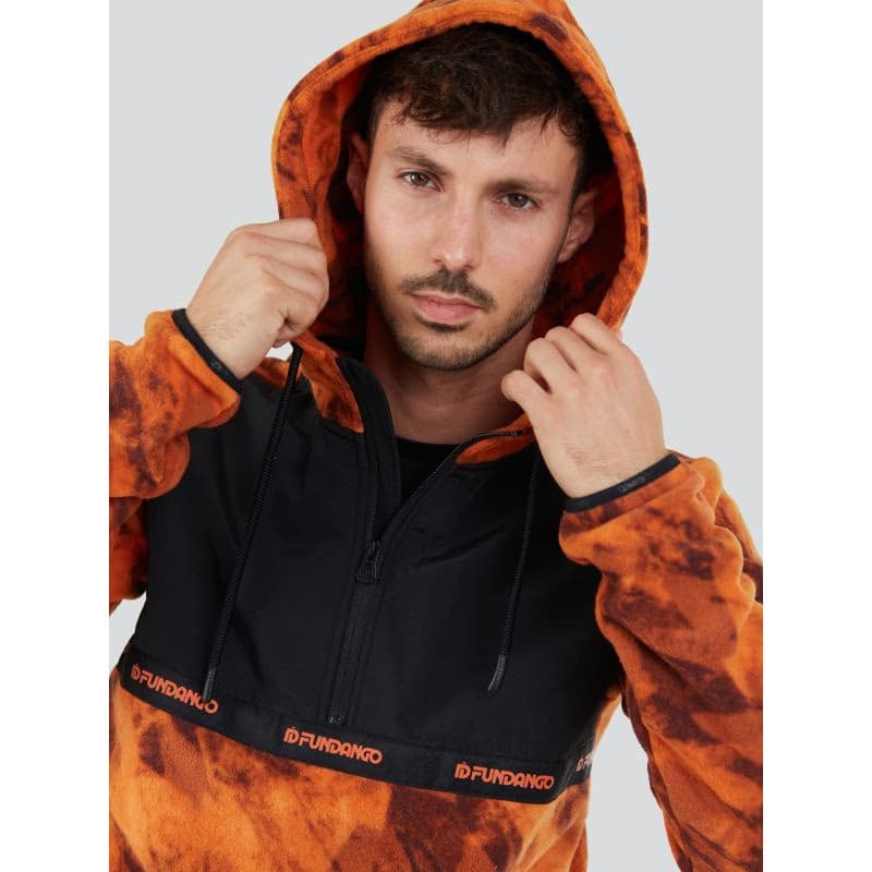 Pánska lyžiarska mikina s 1 2 zipsom FUNDANGO Exodus Hybrid Jacket-613-autumn 4