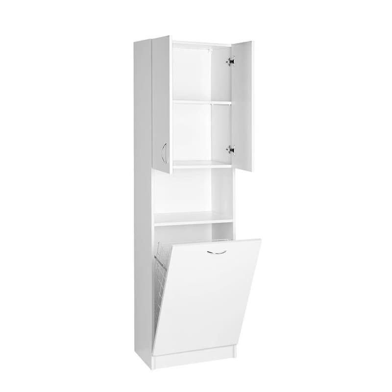 AQUALINE - SIMPLEX ECO vysoká skrinka s košom 50x180x30cm SIME510 4
