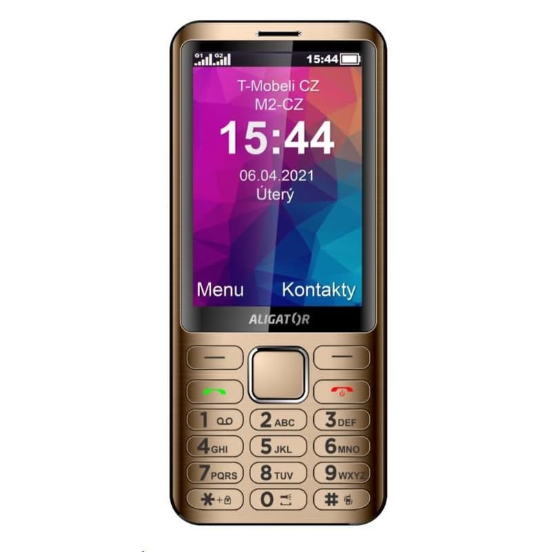 Aligator D950 Dual SIM, zlatá 2