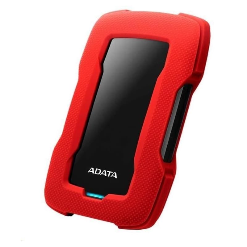 ADATA Externý HDD 2TB 2,5" USB 3.1 HD330, RED COLOR BOX, červený (gumový, nárazu odolný)