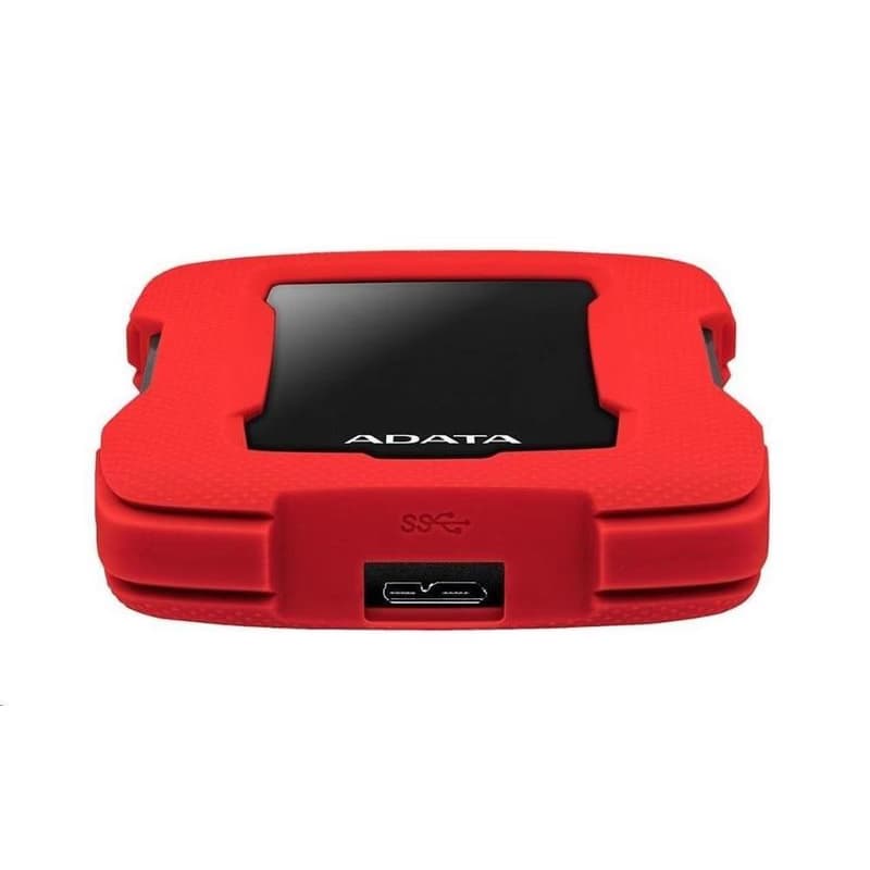 ADATA Externý HDD 2TB 2,5" USB 3.1 HD330, RED COLOR BOX, červený (gumový, nárazu odolný) 2
