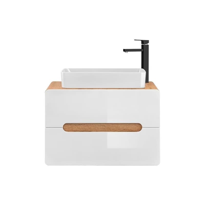 ArtCom Keramické umývadlo UM-6275 SLIM 2 | biely lesk 60 cm 2