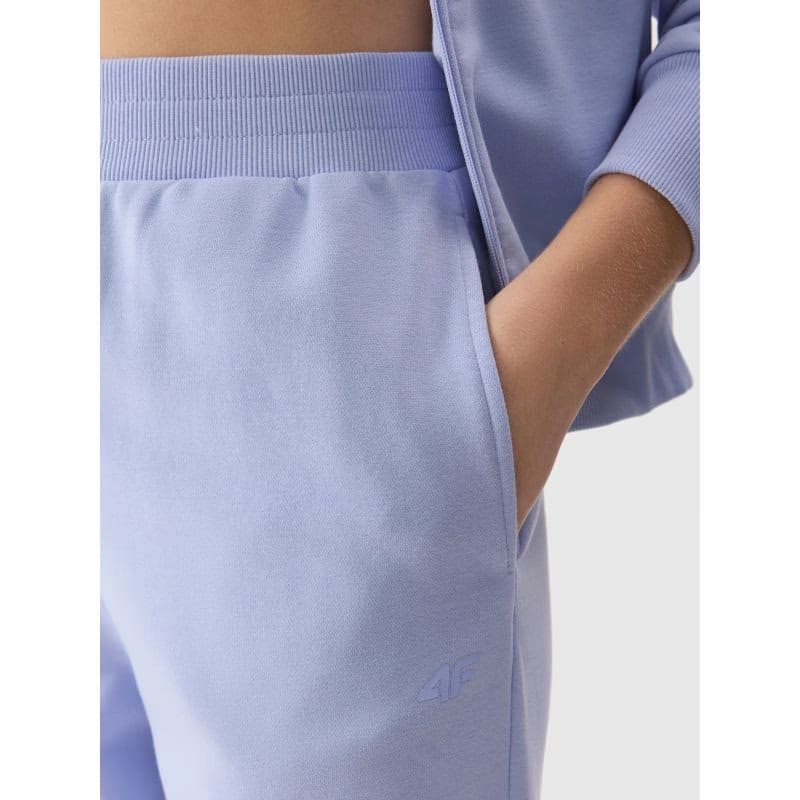 Dámske tepláky 4F TROUSERS-4FWSS24TTROF666-34S-LIGHT BLUE 6