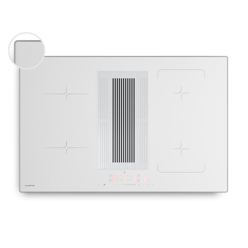 Klarstein Indukčná varná doska Velaire s digestorom | 4 varné zóny | 8400 W | 80 cm