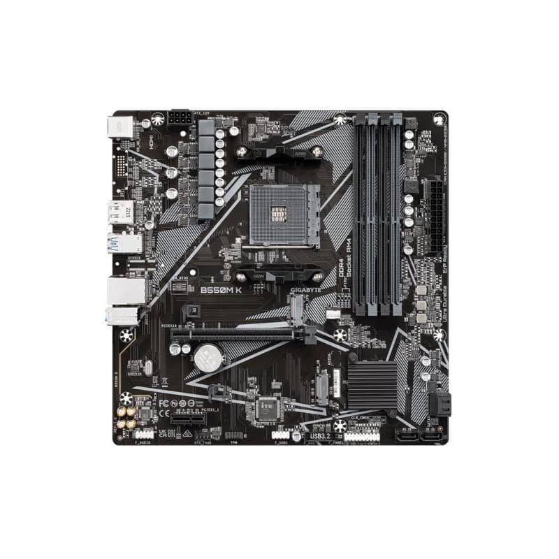 GIGABYTE MB Sc AM4 B550K, AMD B550, 4xDDR4, 1xDP, 1xHDMI, mATX 2