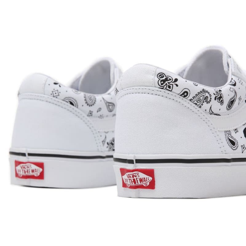 Pánska rekreačná obuv VANS MN Ward (Skull Bandana) white white 6
