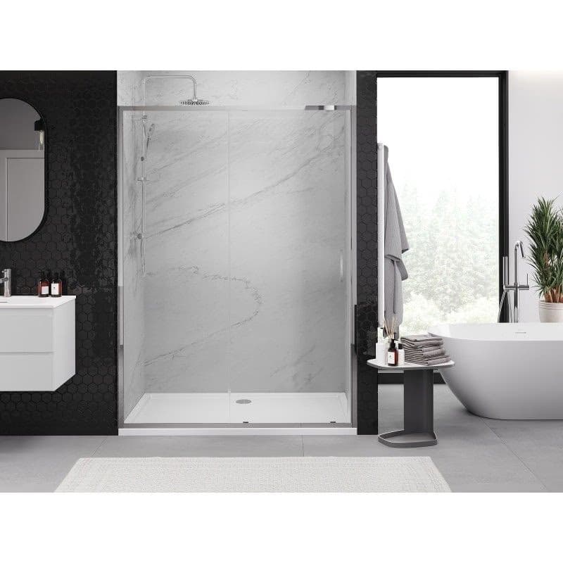 MEXEN - Exo posuvné sprchové dvere 155, transparent, chróm 8151-155-000-01-00 4