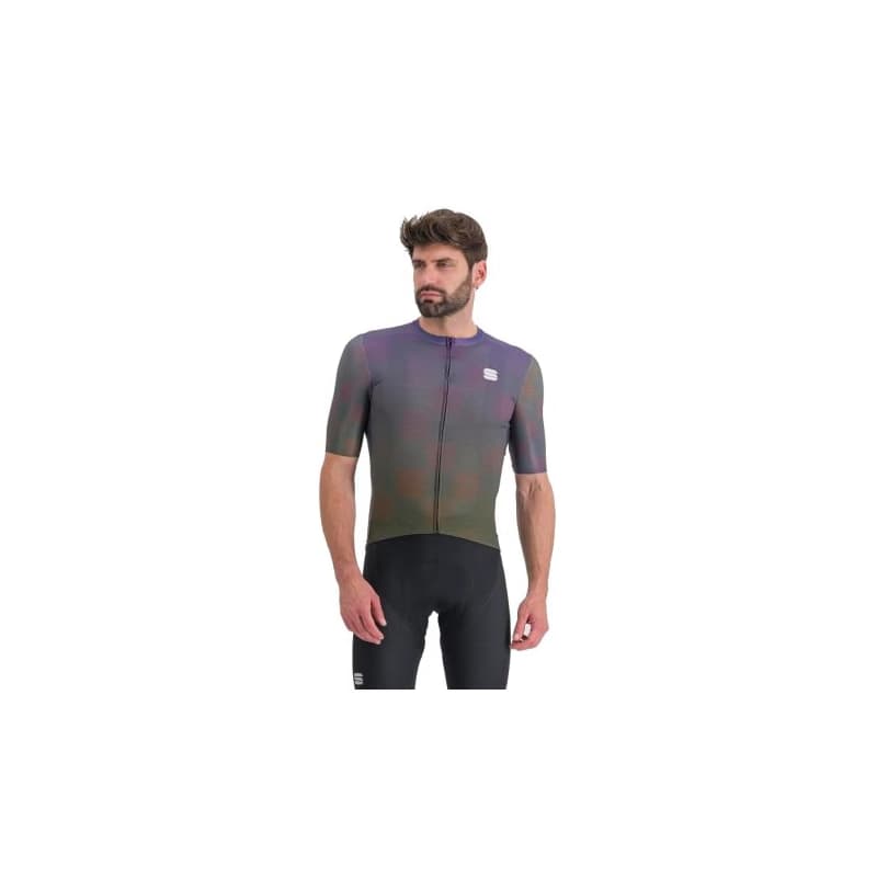 Pánsky cyklistický dres s krátkym rukávom SPORTFUL Rocket jersey, beetle mulled grape