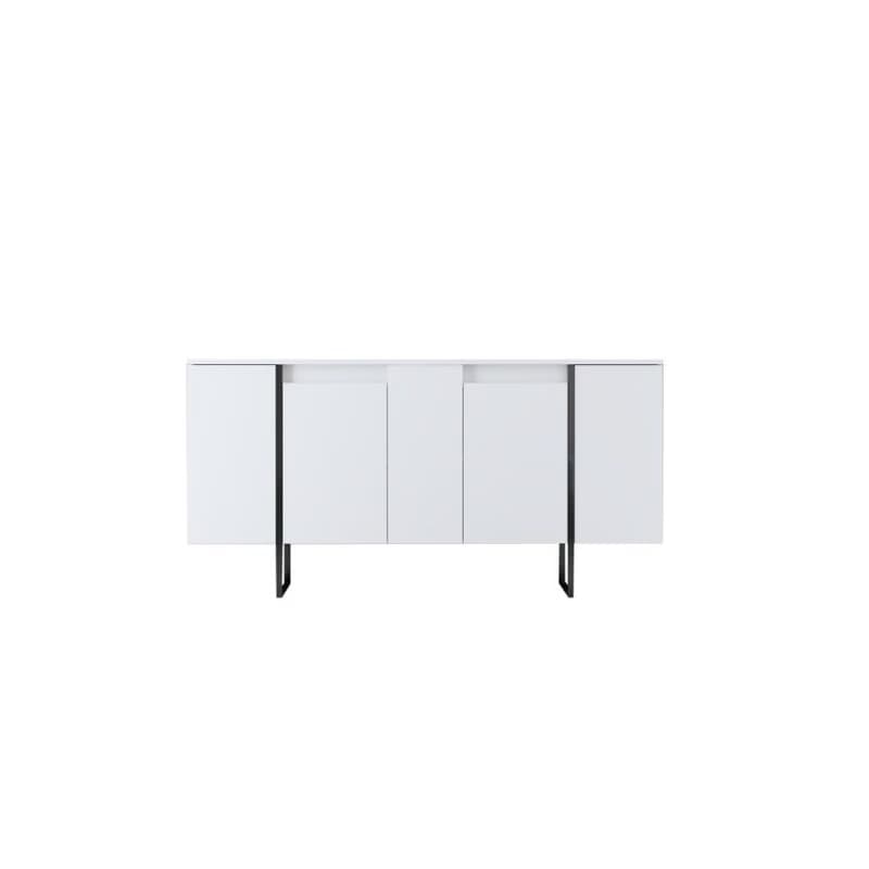 Living Room Furniture Set Luxe - White, Black 3