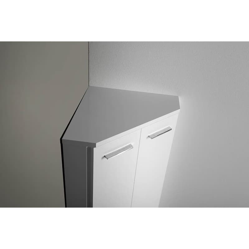AQUALINE - ZOJA/KERAMIA FRESH skrinka rohová 35x78x35cm, biela 50321 5