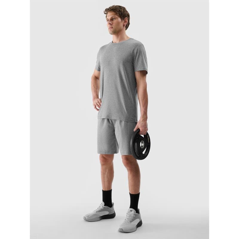 Pánske tréningové kraťasy 4F SHORTS FNK M0911-25M-GREY MELANGE 5