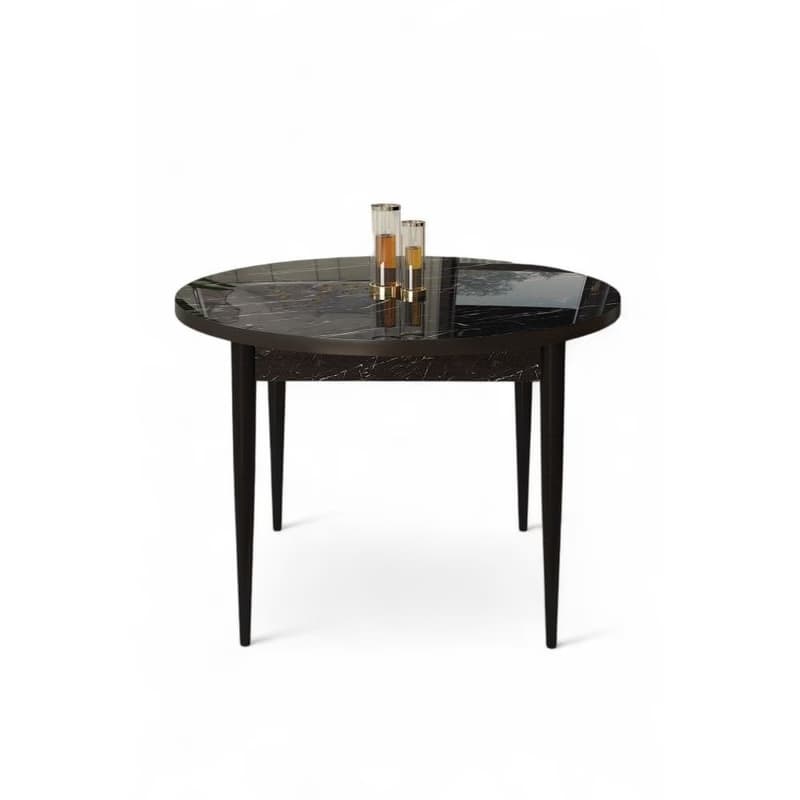 Jedálenský stôl Rox - Black Marble, Black 2