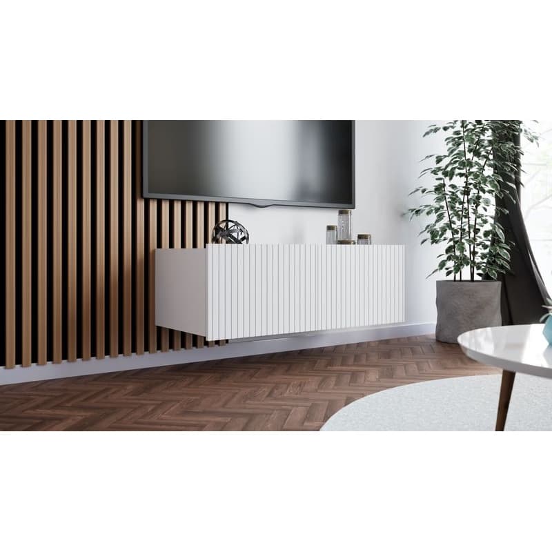 ArtGiB TV stolík KOLDER KL-01 | biely mat 2
