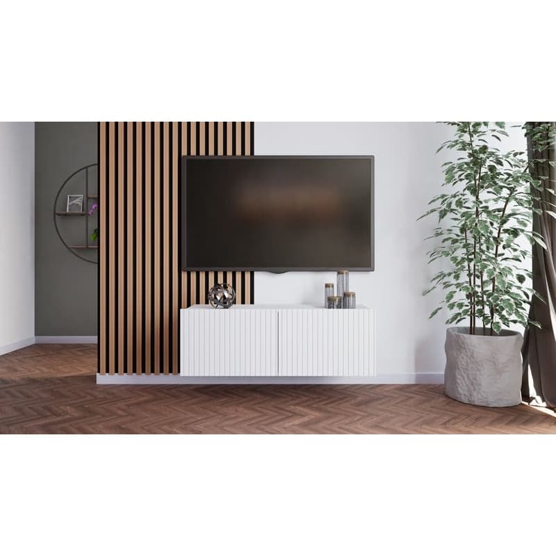 ArtGiB TV stolík KOLDER KL-01 | biely mat 4