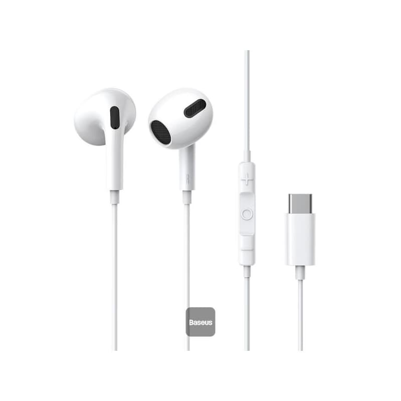 Baseus Encok C17/USB-C/Biela