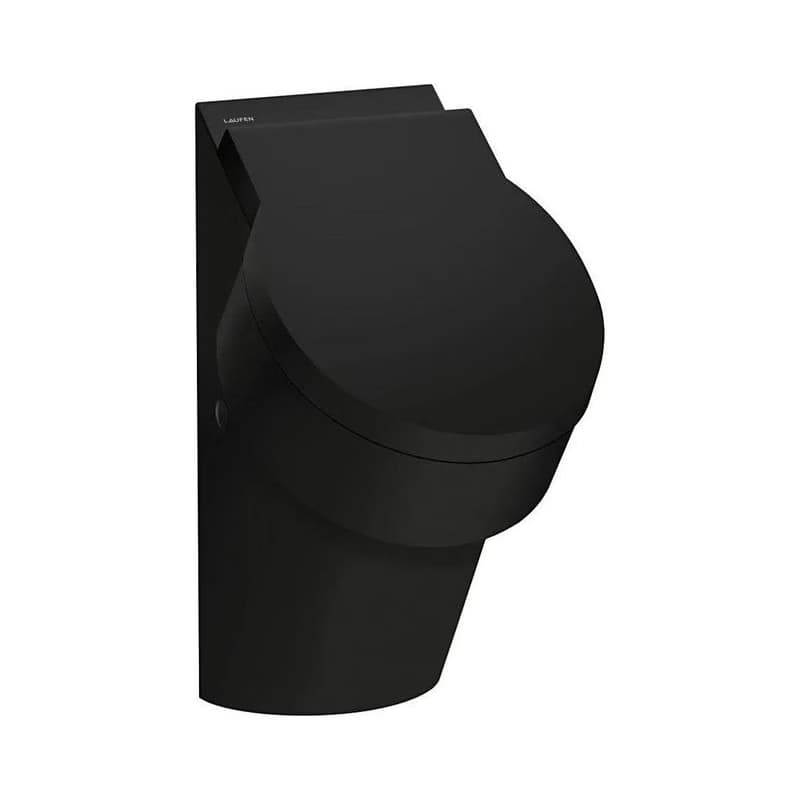 LAUFEN H8402817160001 -Pisoár VAL so zadným prívodom a zadným odtokom, keramika, matná čierna H8402817160001