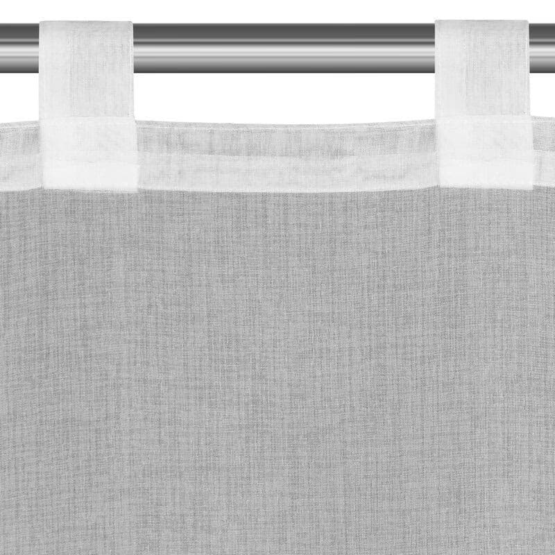 ArtFir Krátka záclona HESTIA PU | biela 150 x 70 cm 3