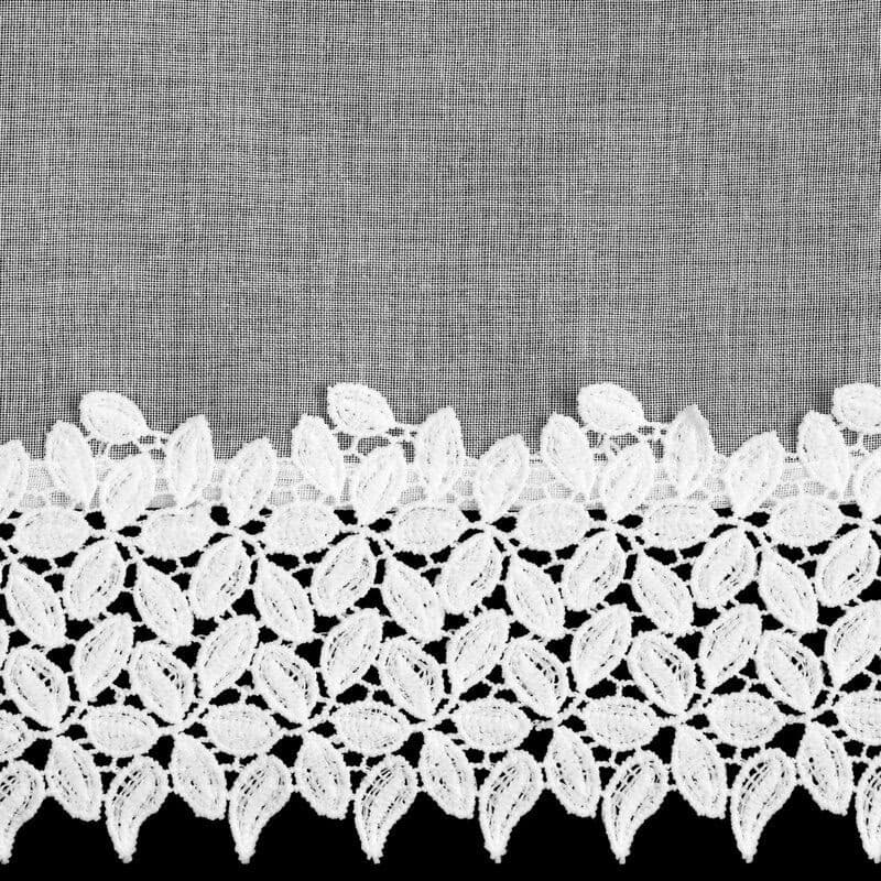 ArtFir Krátka záclona HESTIA PU | biela 150 x 70 cm 4