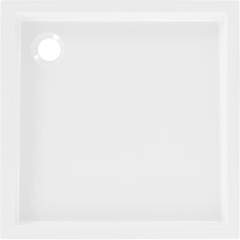 MEXEN - Flow+ Sprchová vanička štvorcová 90 x 90, biela lesk 46S109090H 5