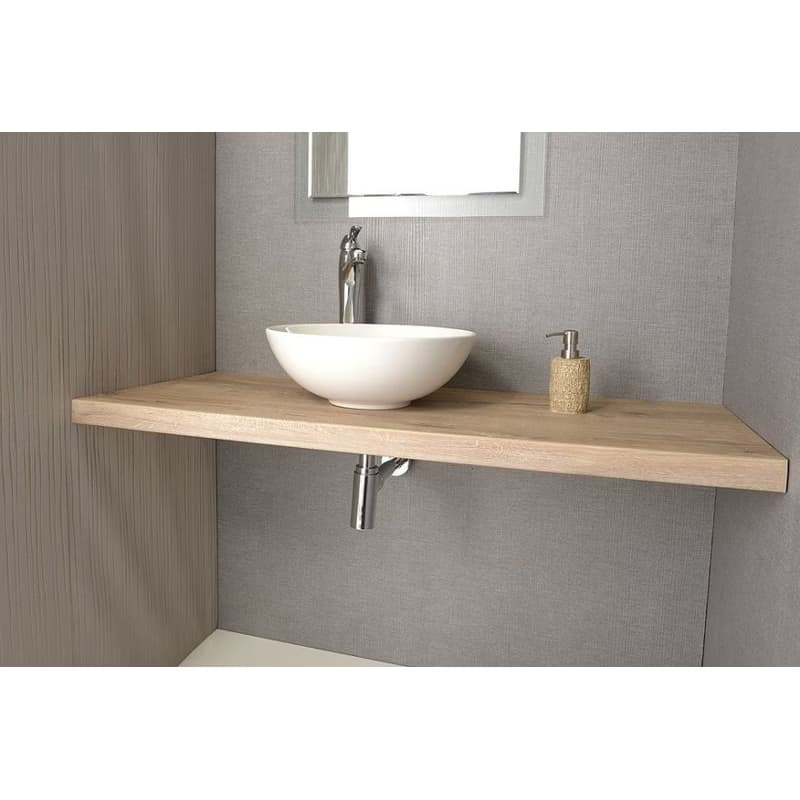 SAPHO - AVICE doska pod umývadlo 90x50cm, hrúbka 5cm, dub Rover AV094 2