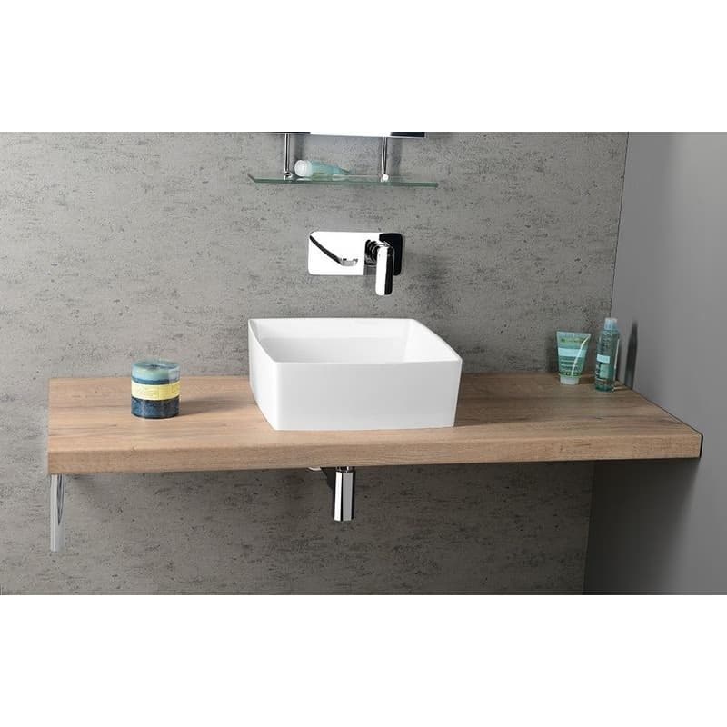SAPHO - AVICE doska pod umývadlo 90x50cm, hrúbka 5cm, dub Rover AV094 3
