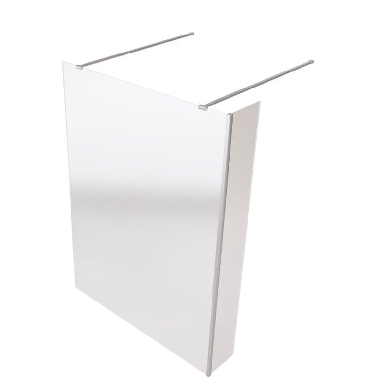BESCO - Walk-in sprchovací kút AVEO DUE - Pevná stena - 30 cm, Rozmer A - 100 cm BCAVEODUE100+BCAVEO30